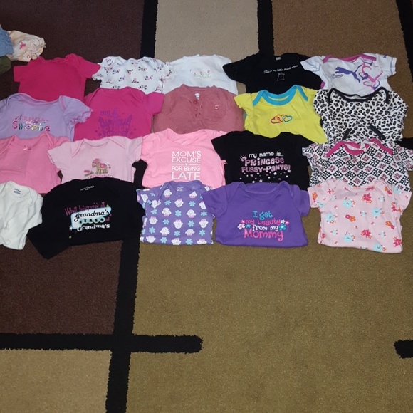 Other - Baby girl 3-6 month bodysuit bundle of 20